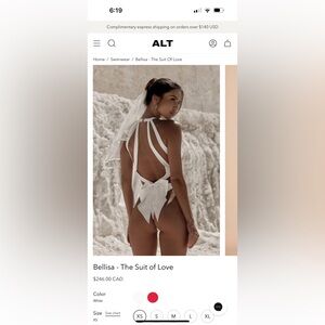 BRIDE Bathing Suit - By ALT